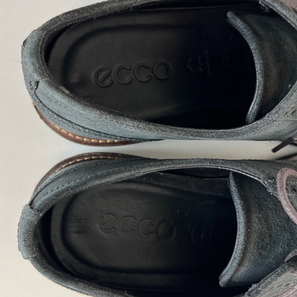 ✖️SOLD✖️•ECCO• NWOB Kenton Oxford Tie Dress Shoe in Black Oiled Suede - Picture 10 of 13